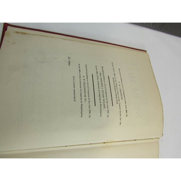 St Elmo Book Published Grosset and Dunlap 1896 By Augusta J Evans 34208 - Picture 7 of 12
